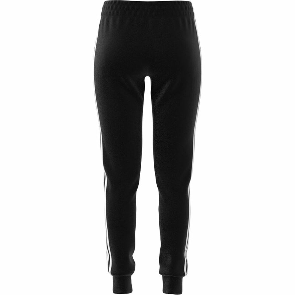 Long Sports Trousers Adidas 3S Fl C Pt Black Lady