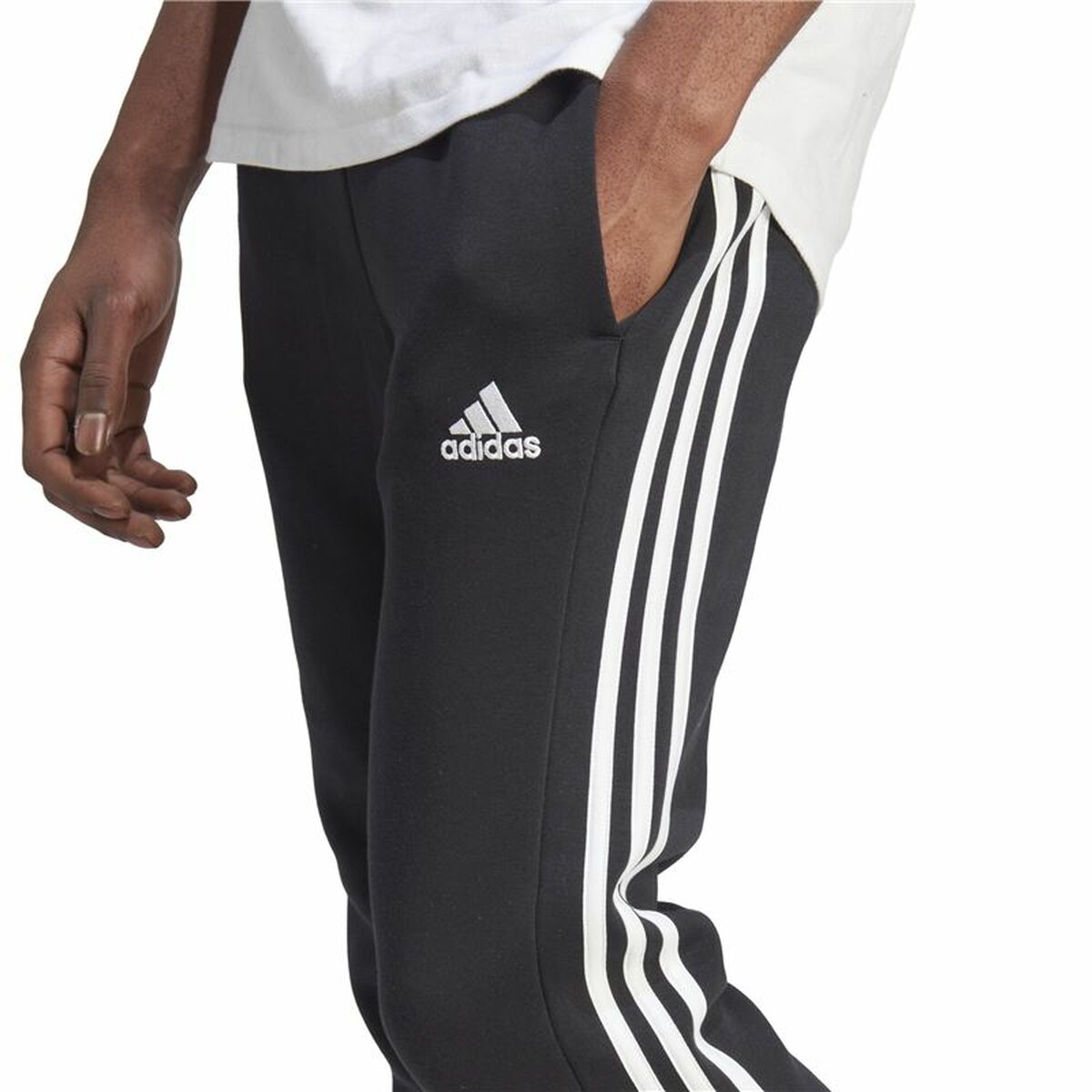 Long Sports Trousers Adidas Black Men