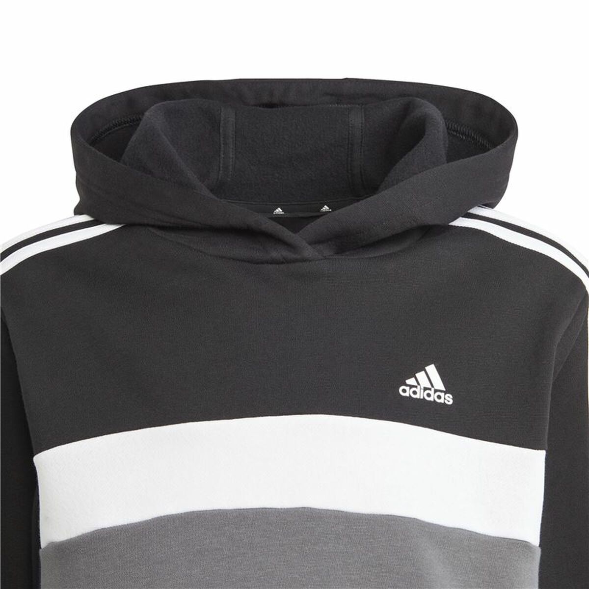 Women’s Tracksuit Adidas Tiberio 3- Stripes Colorblock Black Grey