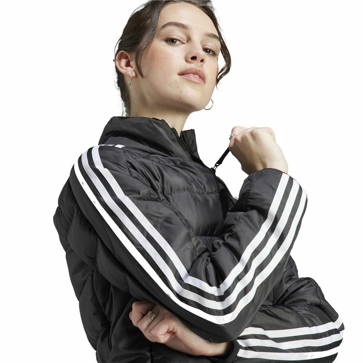 Women’s Sports Jacket Adidas Essentials Black