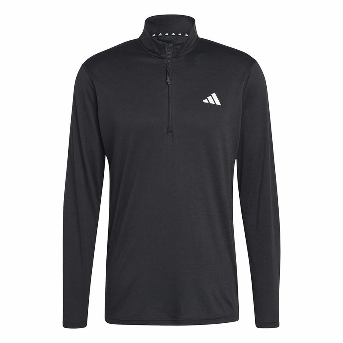 Training Sweatshirt for Adults Adidas Tr-Es+ 1I4Zip Black Training Sweatshirt for Adults Adidas Tr-Es+ 1I4Zip Black
