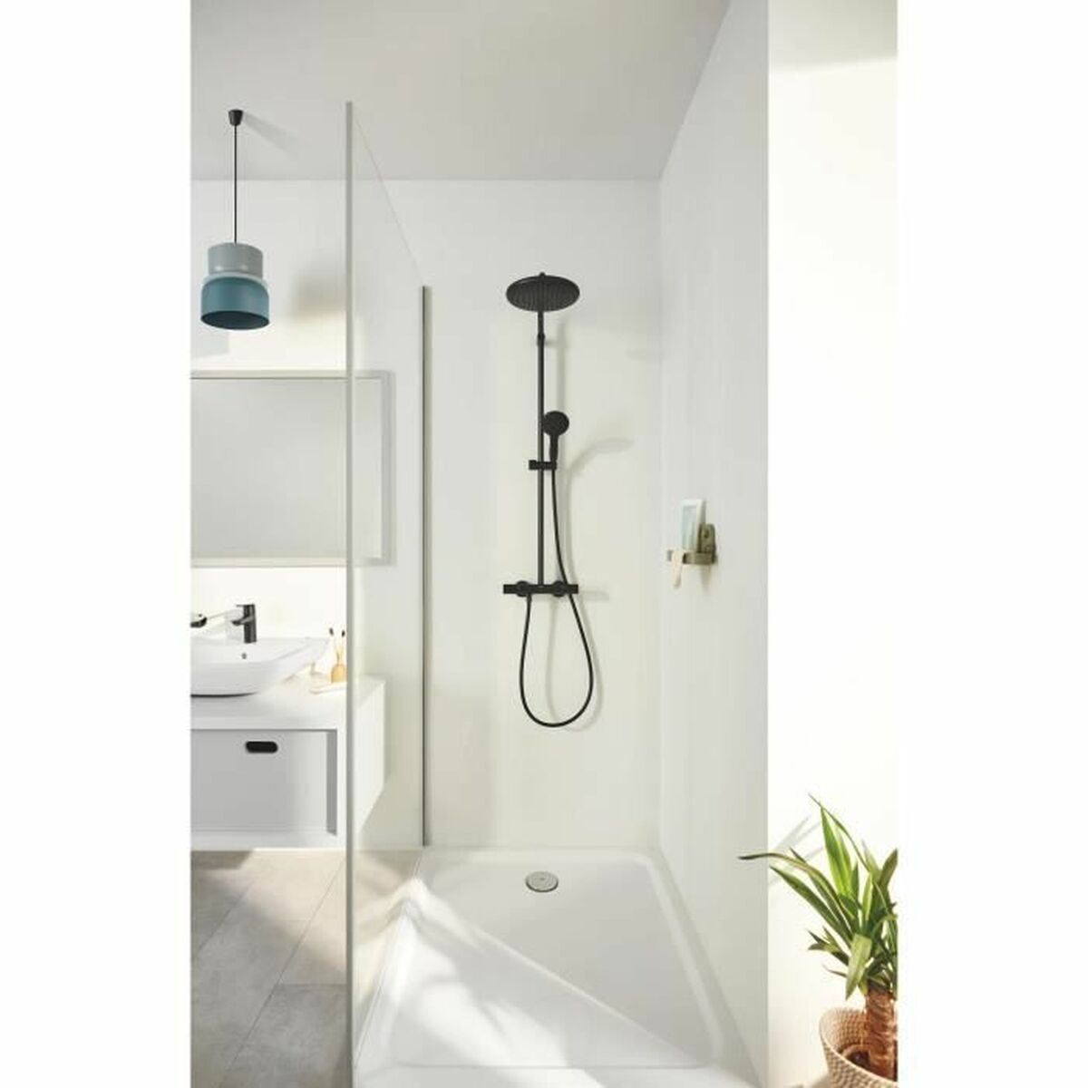 Shower Column Grohe Vitalio Start System 250 Silicone