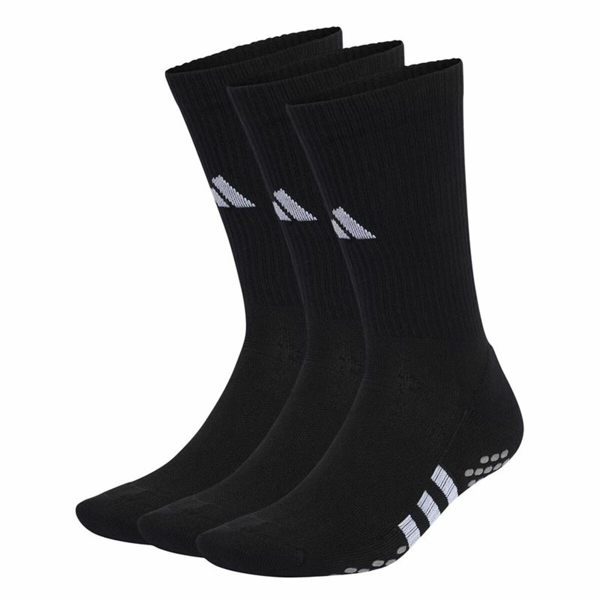 Socks Adidas Essentials Black 3 Units Socks Adidas Essentials Black 3 Units