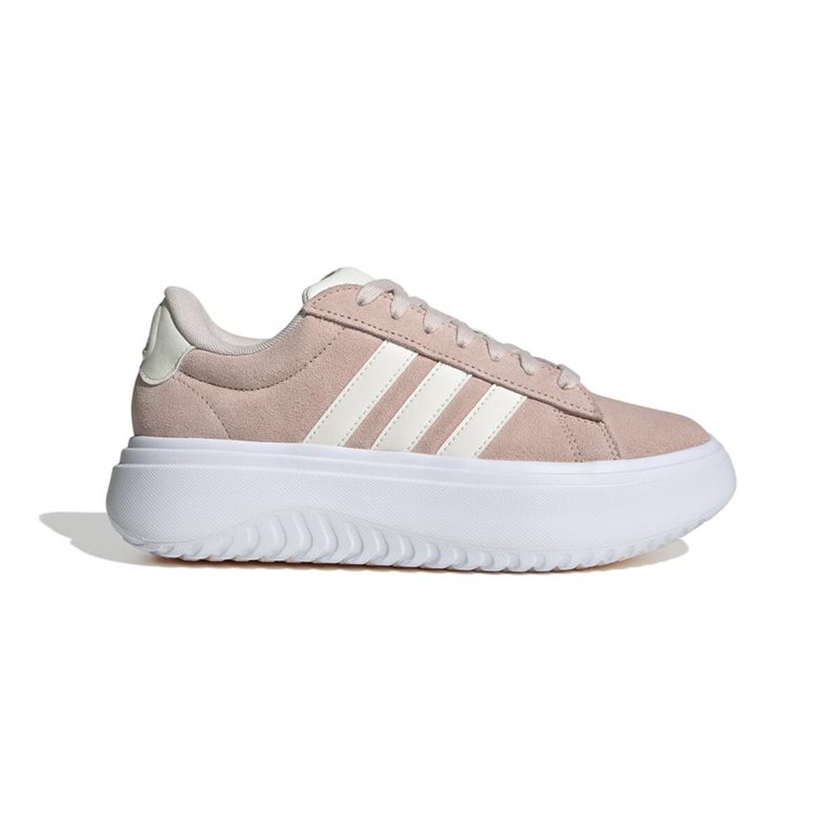 Women’s casual trainers Adidas Grand Court Platform Suede Light Pink