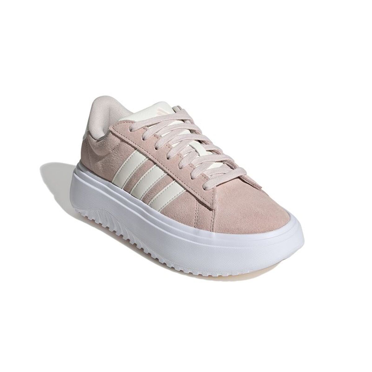 Women’s casual trainers Adidas Grand Court Platform Suede Light Pink
