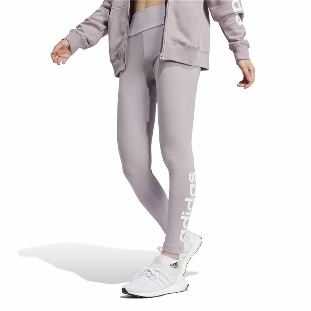 Sport leggings for Women Adidas Linear Leg Lilac
