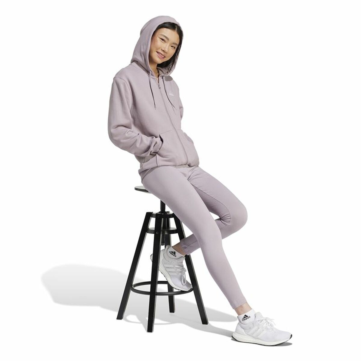 Sport leggings for Women Adidas Linear Leg Lilac
