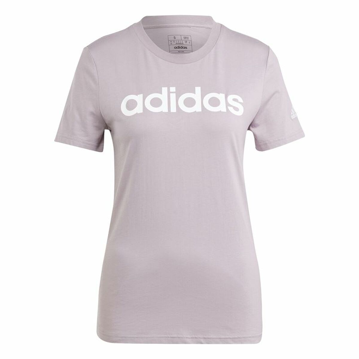 Womens Short Sleeve T-Shirt Adidas Linear (XS) Womens Short Sleeve T-Shirt Adidas Linear (XS)