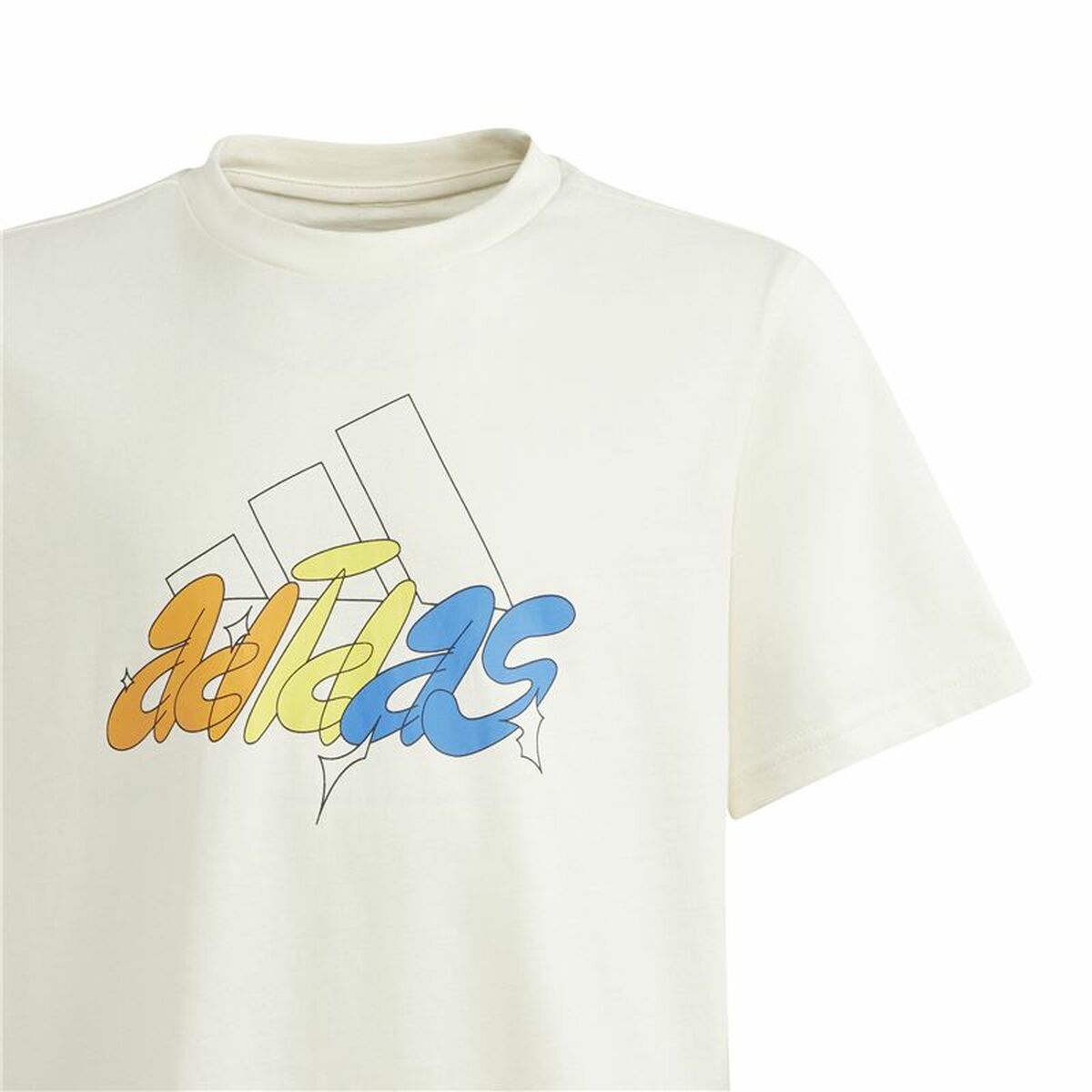 Short Sleeve T-Shirt Adidas Gfx Illustrated Infantil