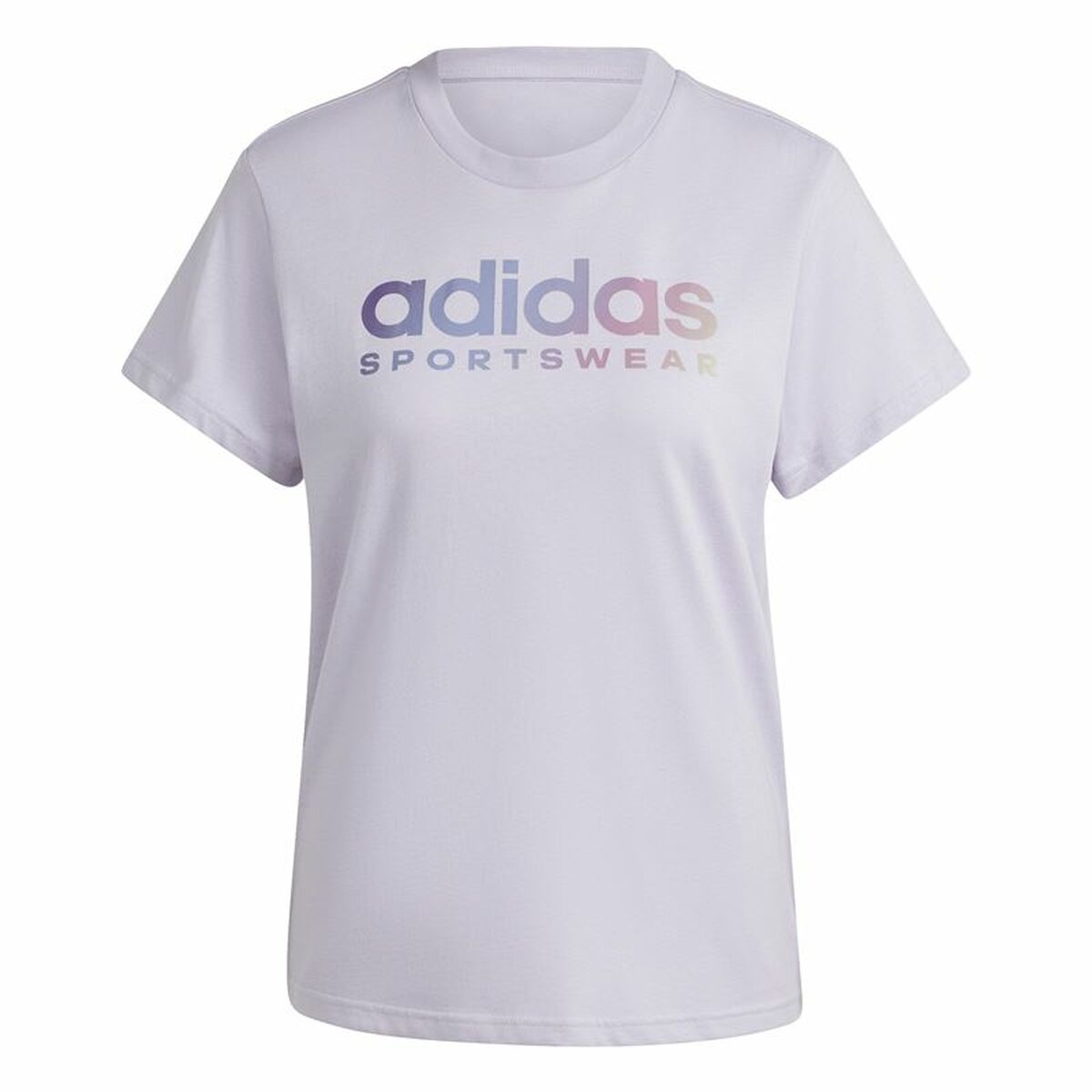 Womens Short Sleeve T-Shirt Adidas Linear Spw Gt (XS)