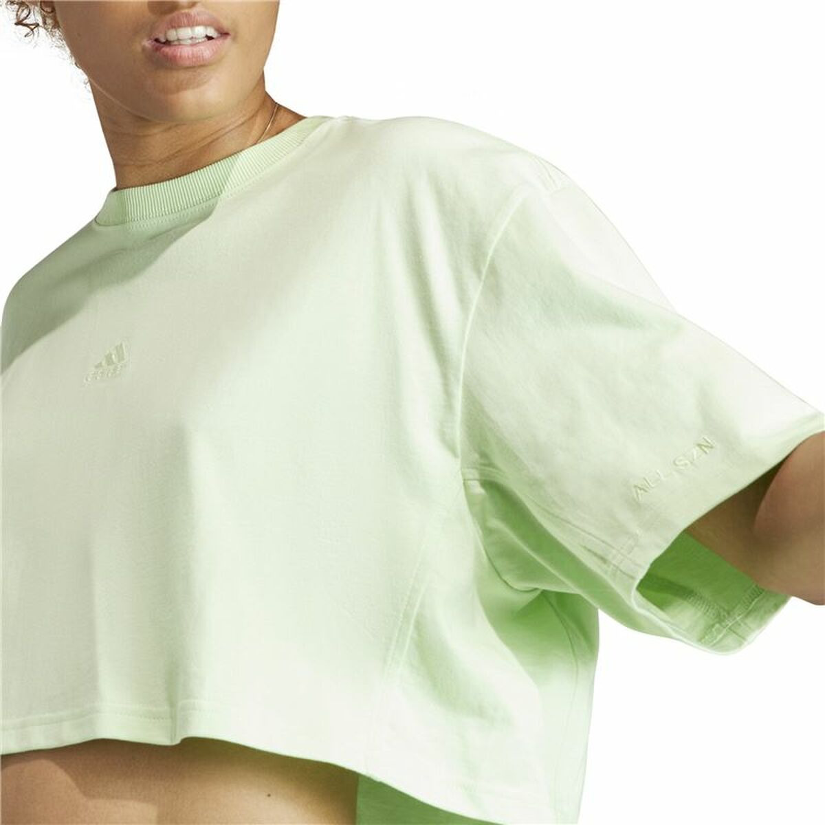 Womens Short Sleeve T-Shirt Adidas All Szn (XS)