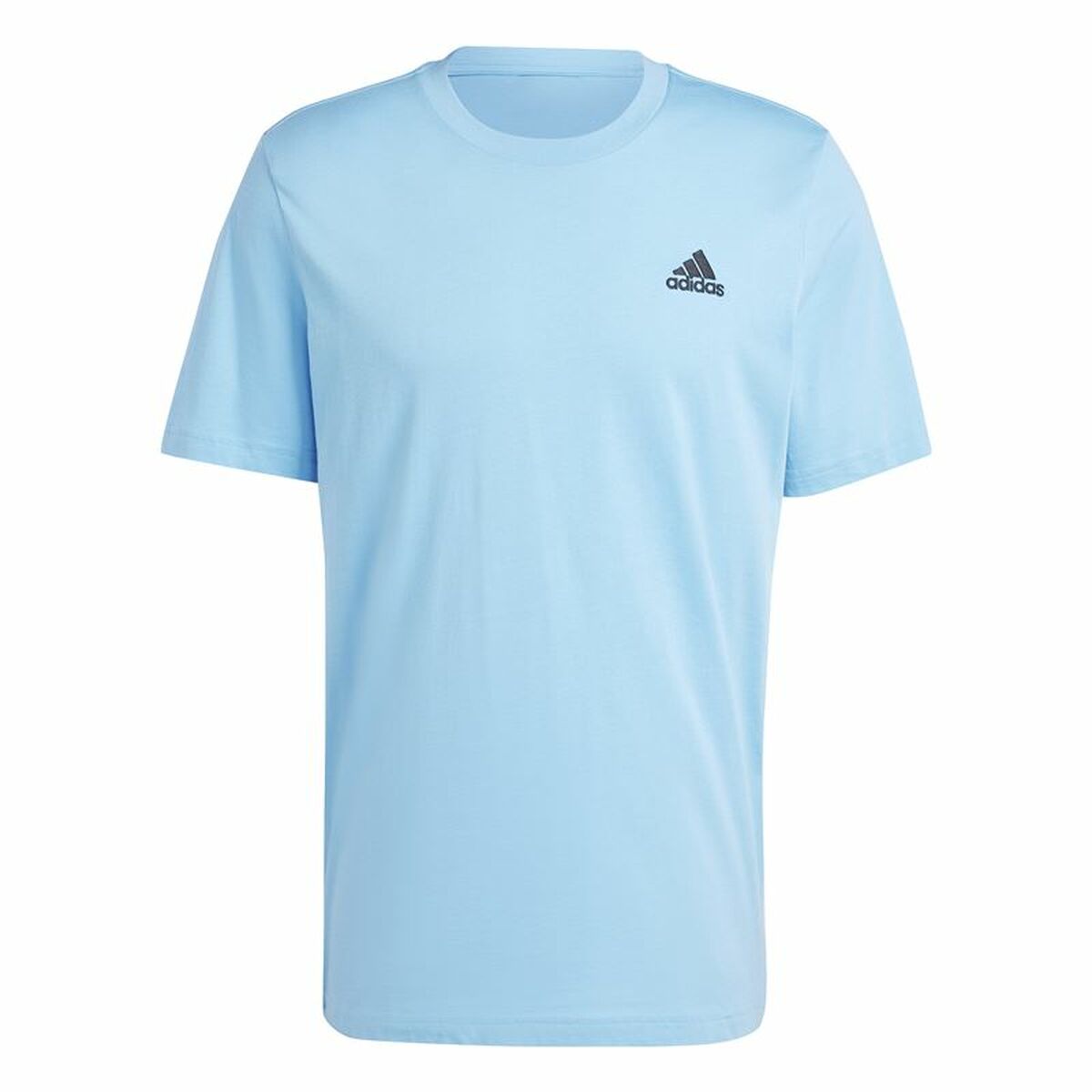 Mens Short Sleeve T-Shirt Adidas Badge Of Sport Blue XL