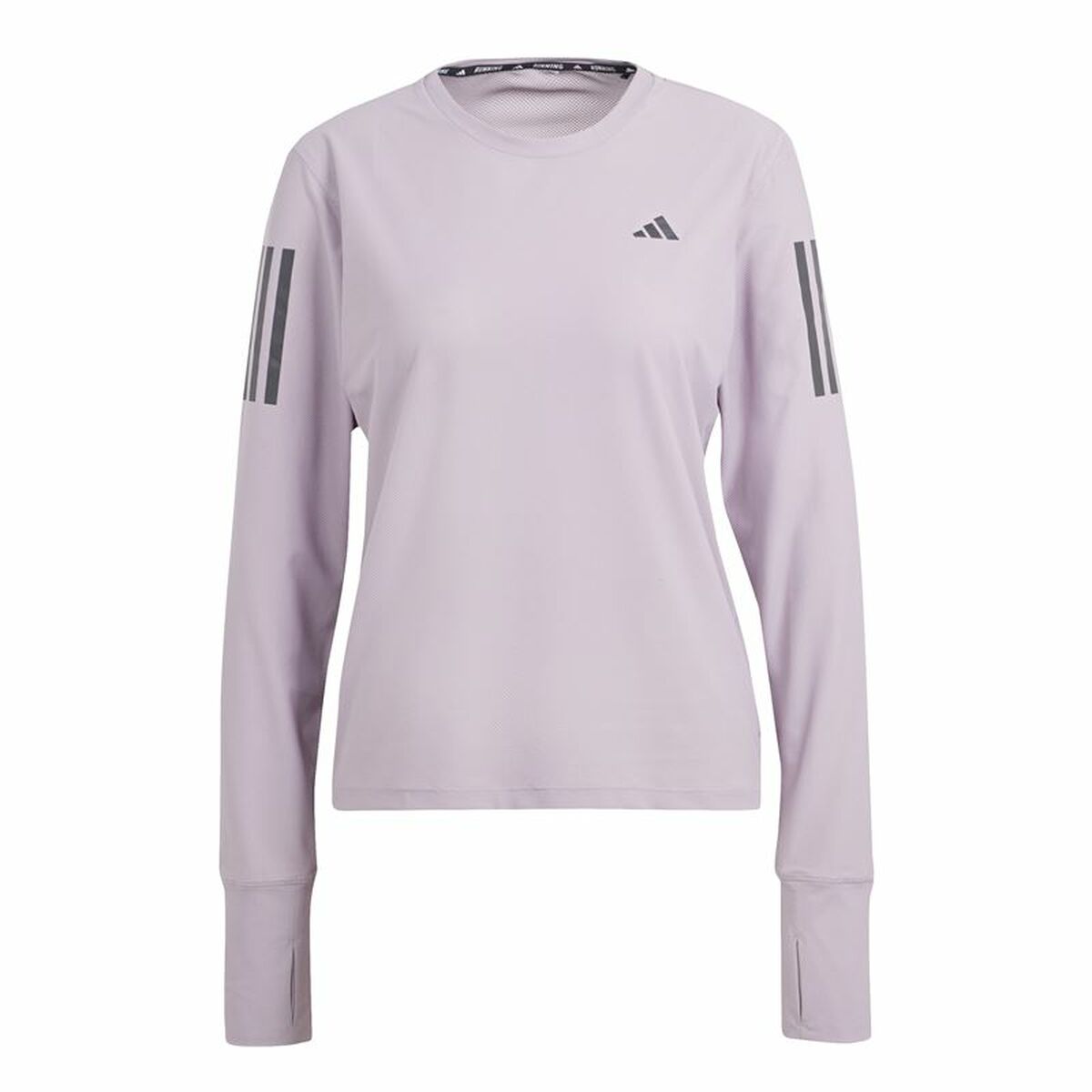 Women’s long sleeve T-shirt Adidas Own the Run Purple