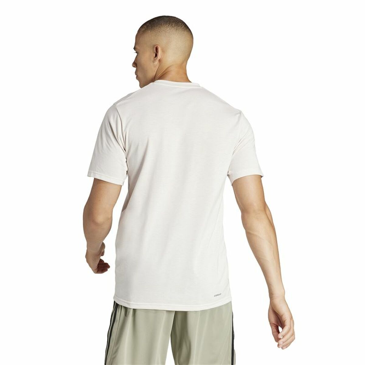 Mens Short Sleeve T-Shirt Adidas Essentials Tr-Es Fr (L)