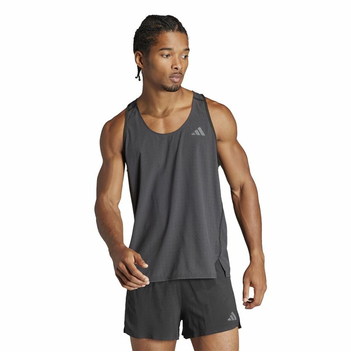 Men’s Sleeveless T-shirt Adidas Adizero Snglt
