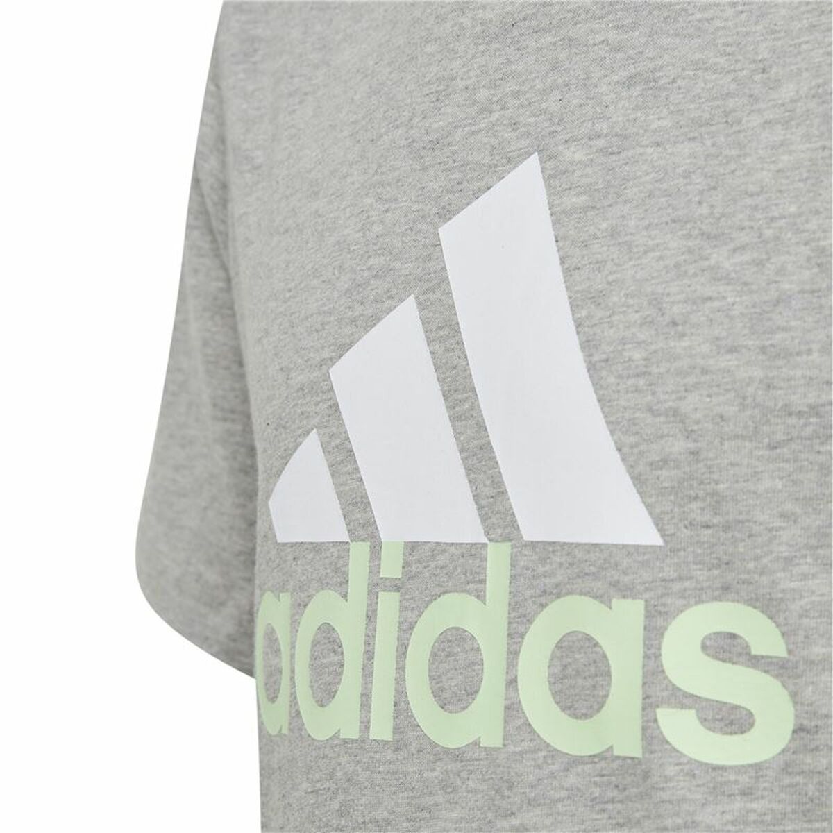 Short Sleeve T-Shirt Adidas Big Logo 2 Grey