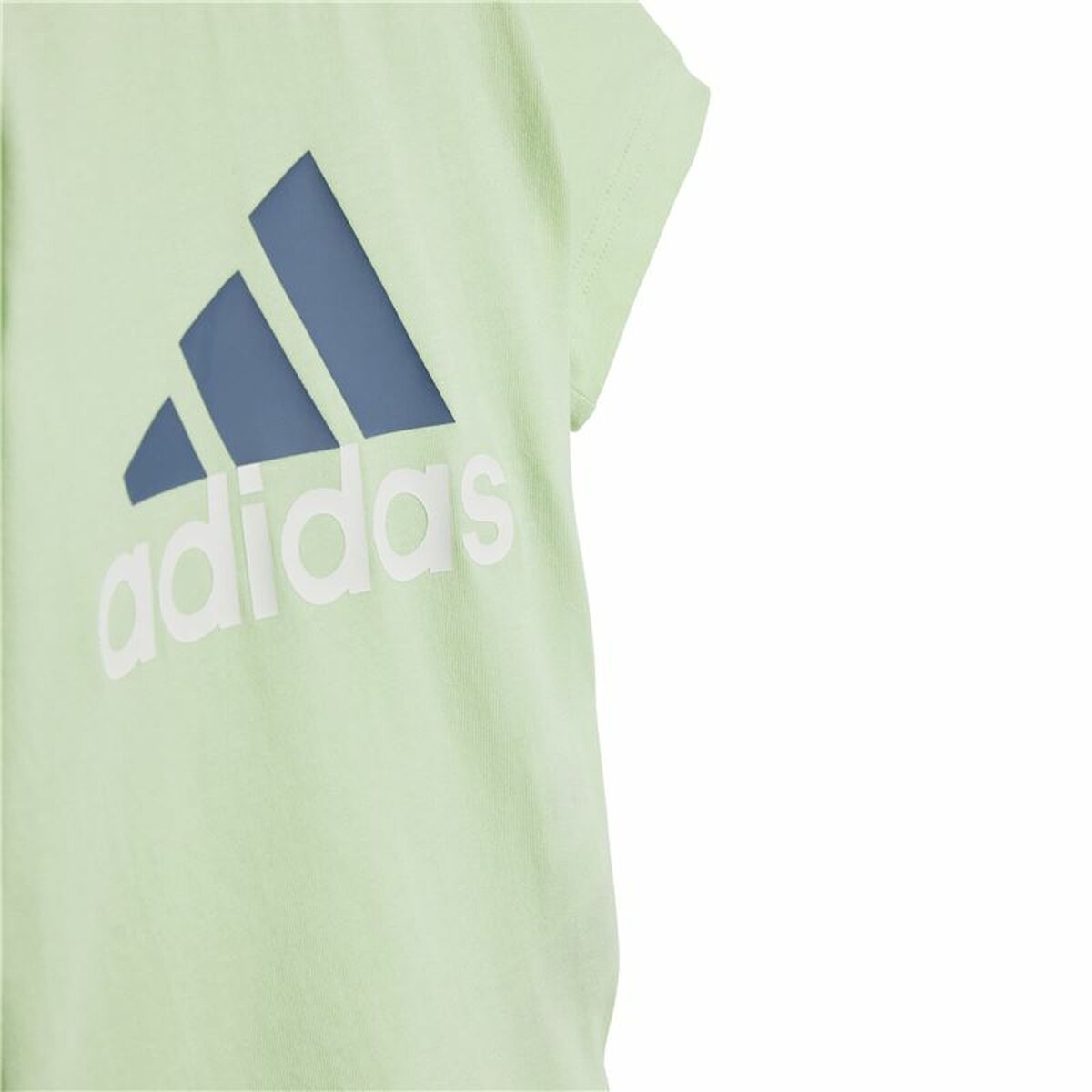 Sports Outfit for Baby Adidas Bl Cotton Set Infantil Blue Light Green