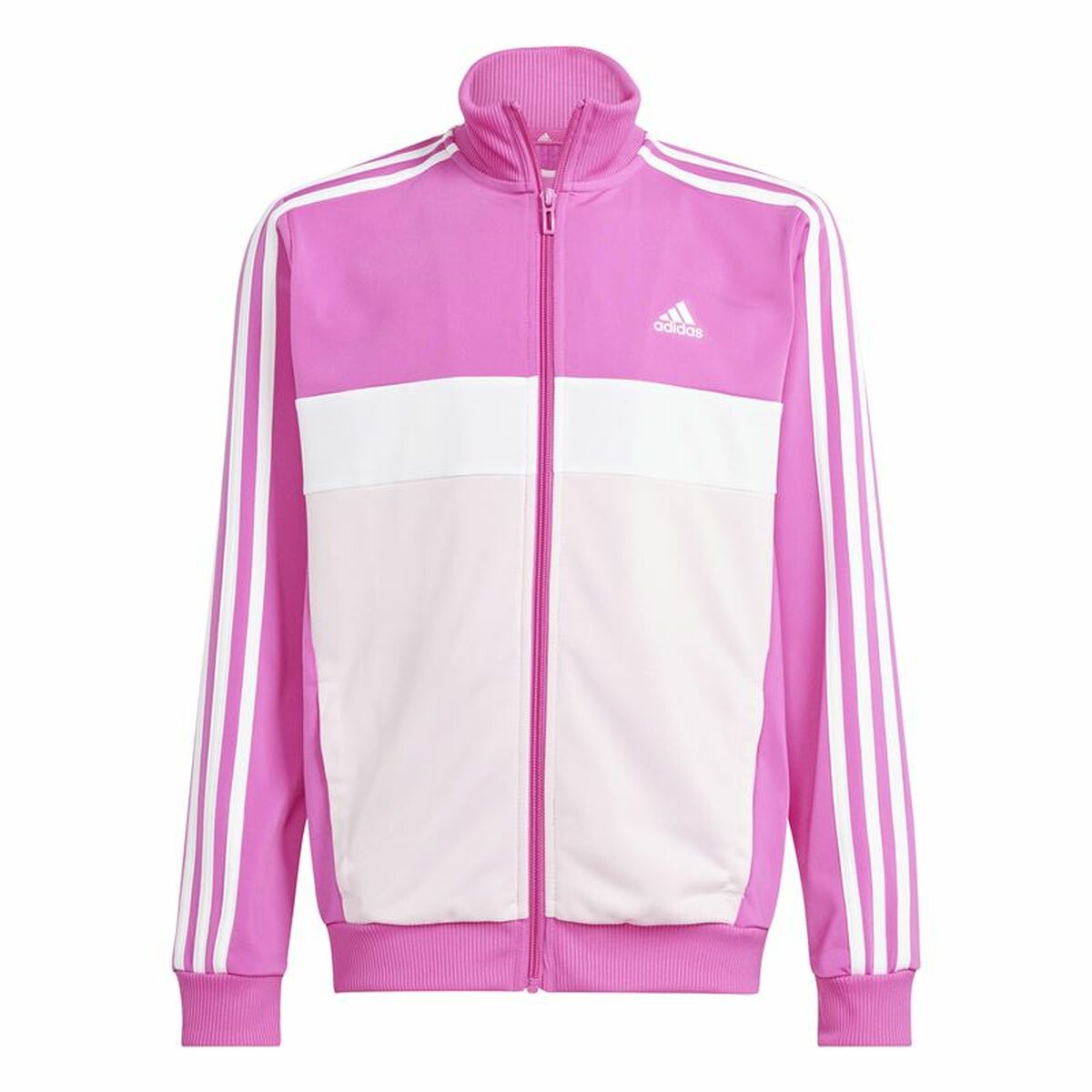 Women’s Tracksuit Adidas 3Stripes Tiberio Black Dark pink