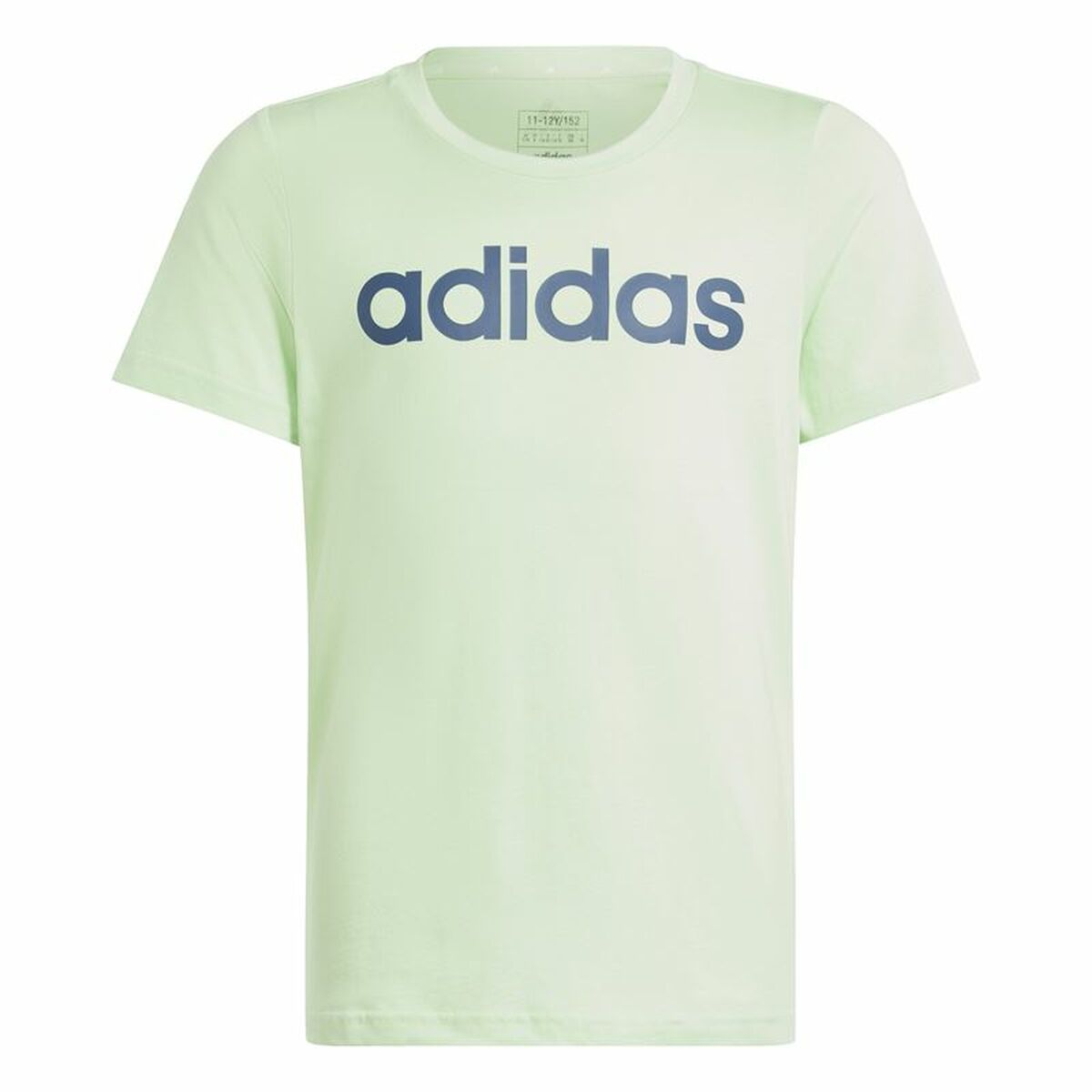 Child’s Short Sleeve T-Shirt Adidas G Lin Light Green