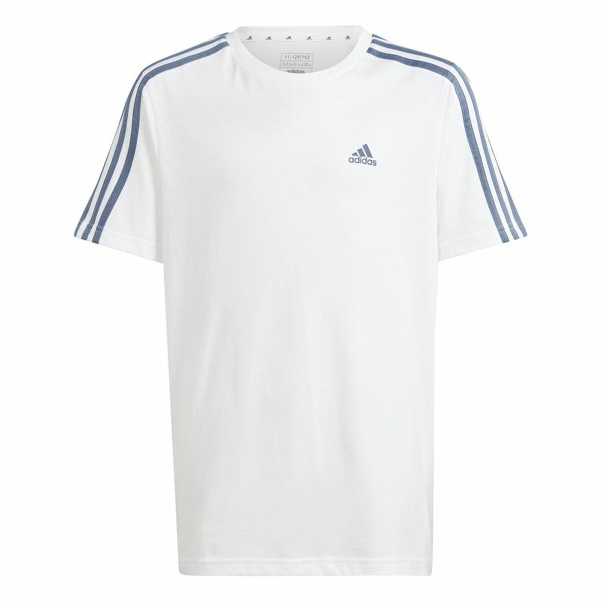 Child’s Short Sleeve T-Shirt Adidas Essentials White Child’s Short Sleeve T-Shirt Adidas Essentials White