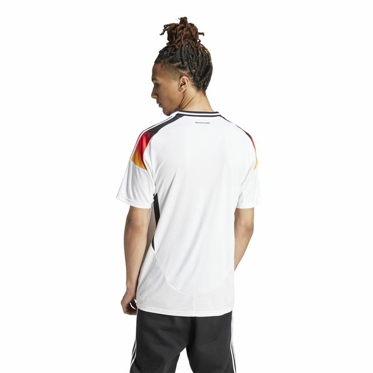 Men’s Short-sleeved Football Shirt Adidas Alemania (XL)