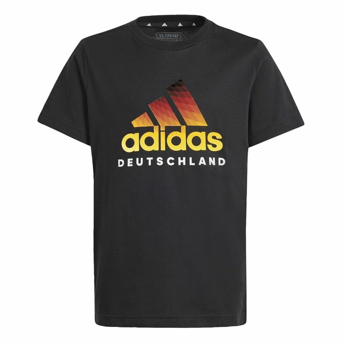 Short Sleeve T-Shirt Adidas Deutschland Black Short Sleeve T-Shirt Adidas Deutschland Black