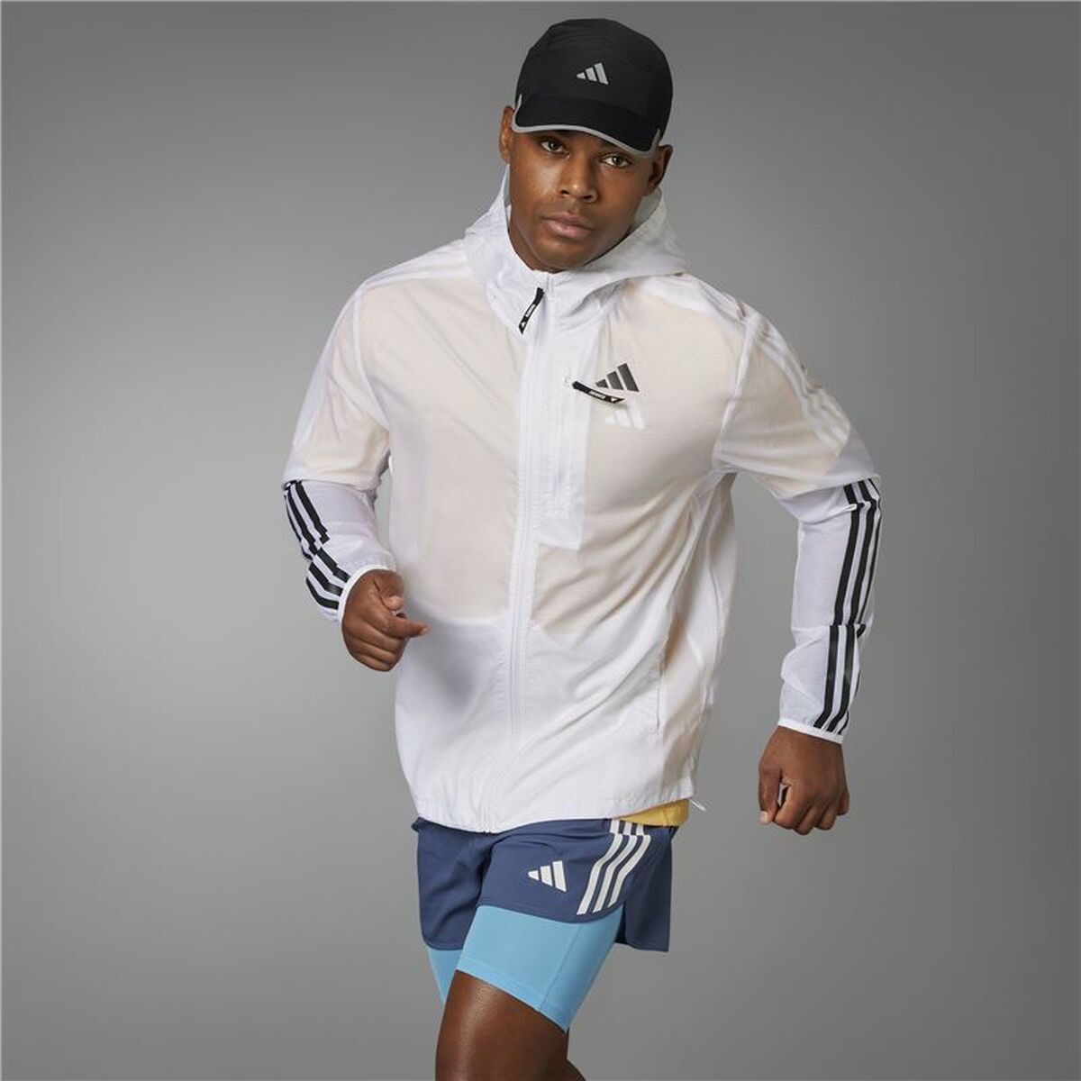 Men’s Sports Jacket Adidas Own The Run 3 Bandas