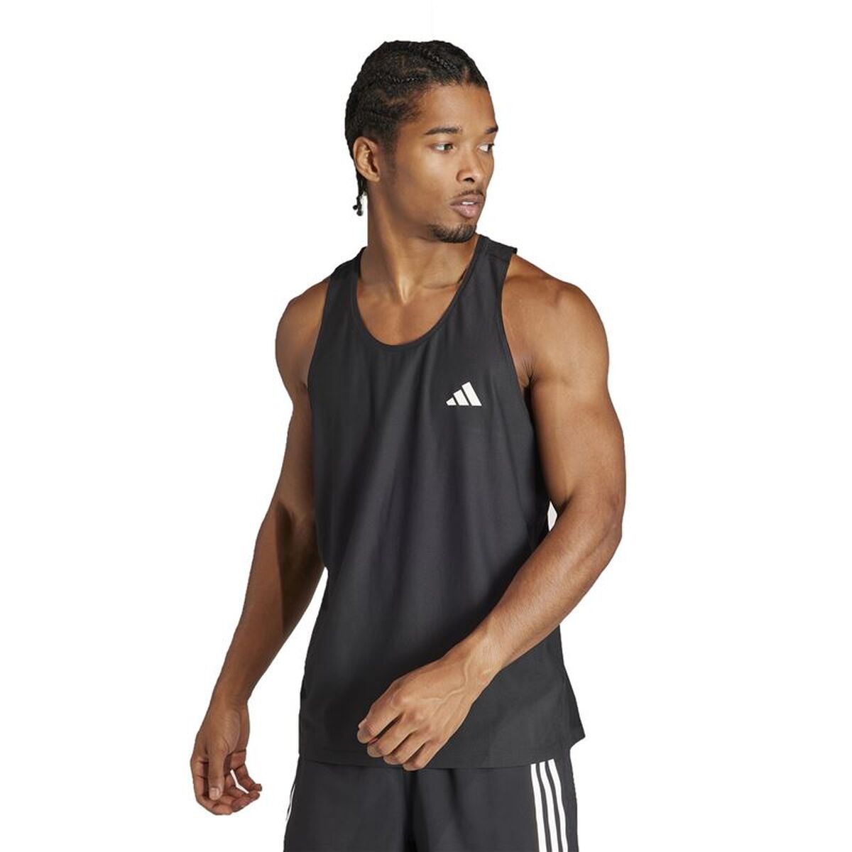 Men’s Sleeveless T-shirt Adidas Own Ther Run Black