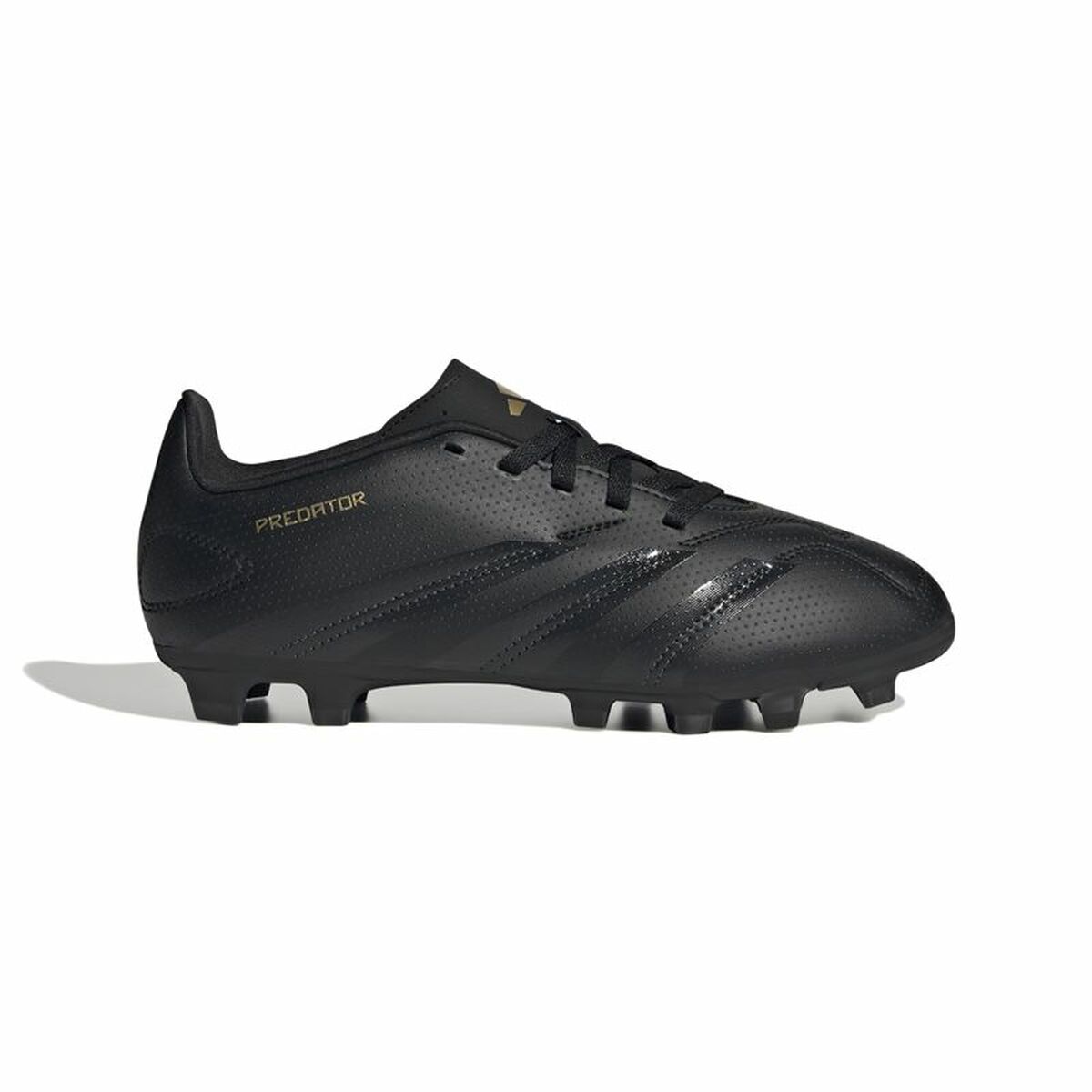 Childrens Football Boots Adidas Predator Club J Flexible Ground Black
