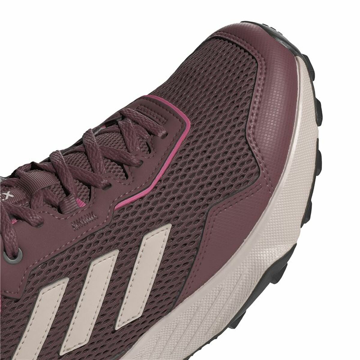 Running Shoes for Adults Adidas Tracefinder Trail Running Red Burgundy