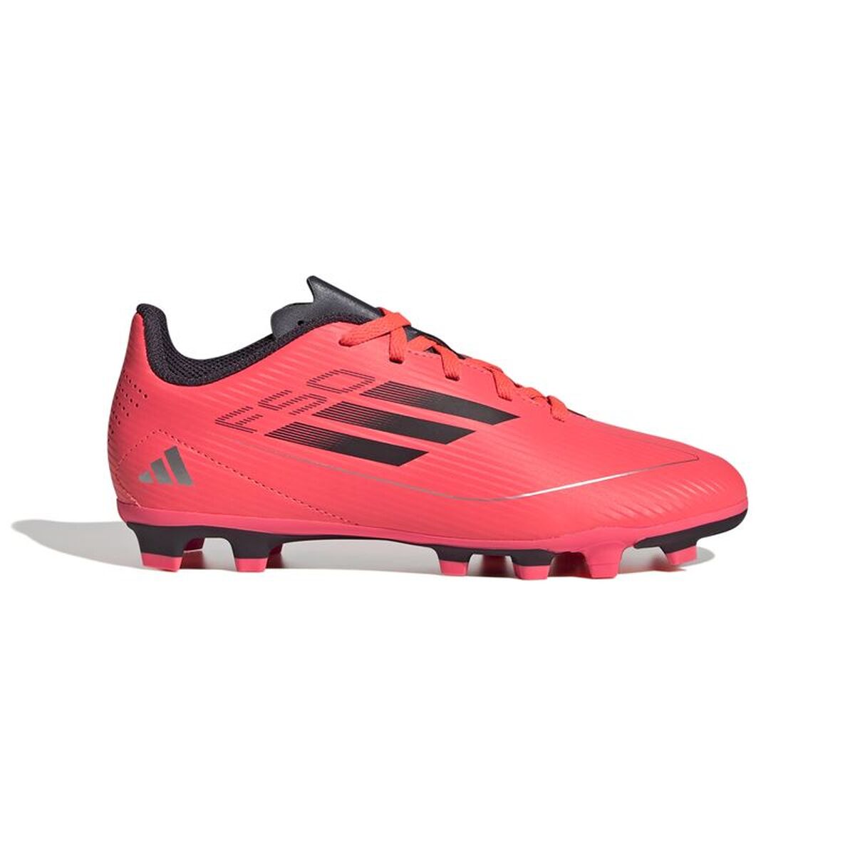Childrens Football Boots Adidas F50 Club FxG Pink Crimson Red
