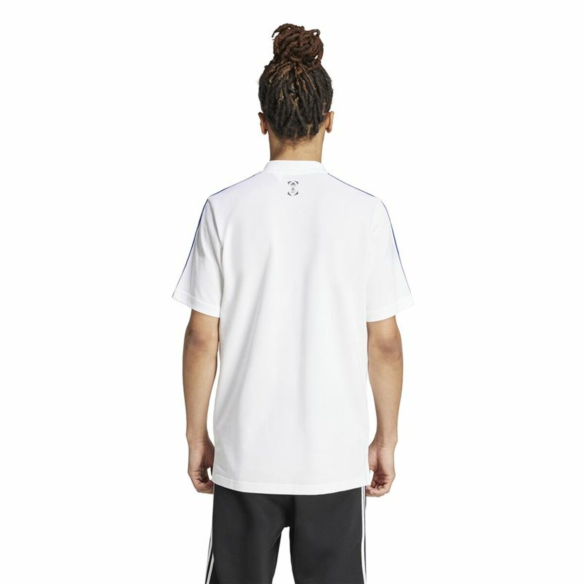 Mens Short Sleeve Polo Shirt Adidas Emblem Euro 2024 (S)