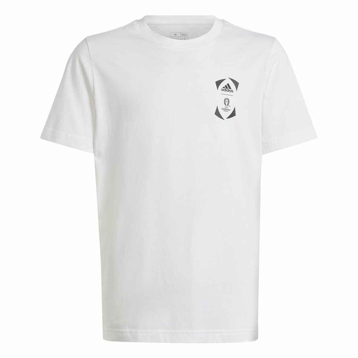 Short Sleeve T-Shirt Adidas EURO 24 White