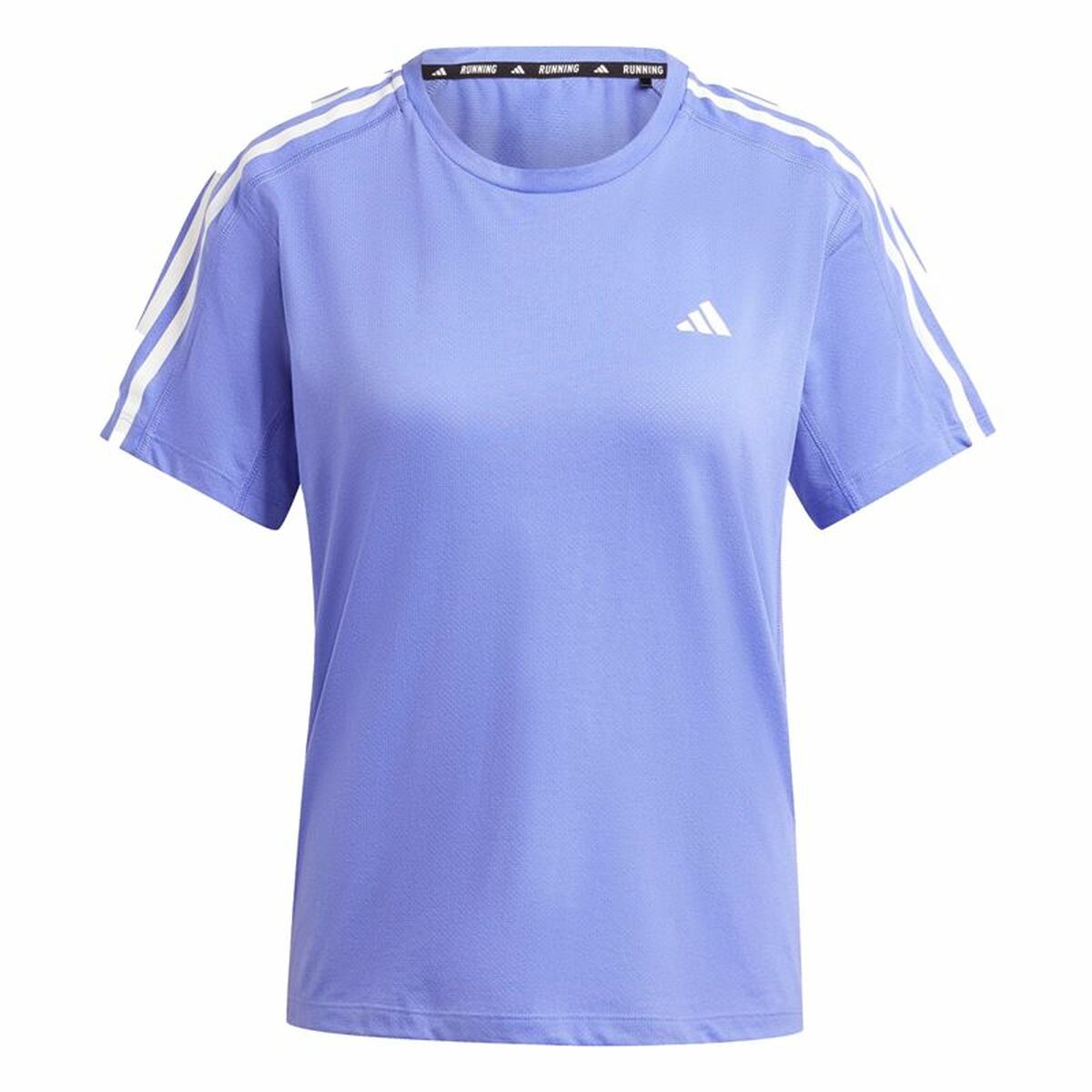 Womens Short Sleeve T-Shirt Adidas Own The Run 3 Bandas Womens Short Sleeve T-Shirt Adidas Own The Run 3 Bandas