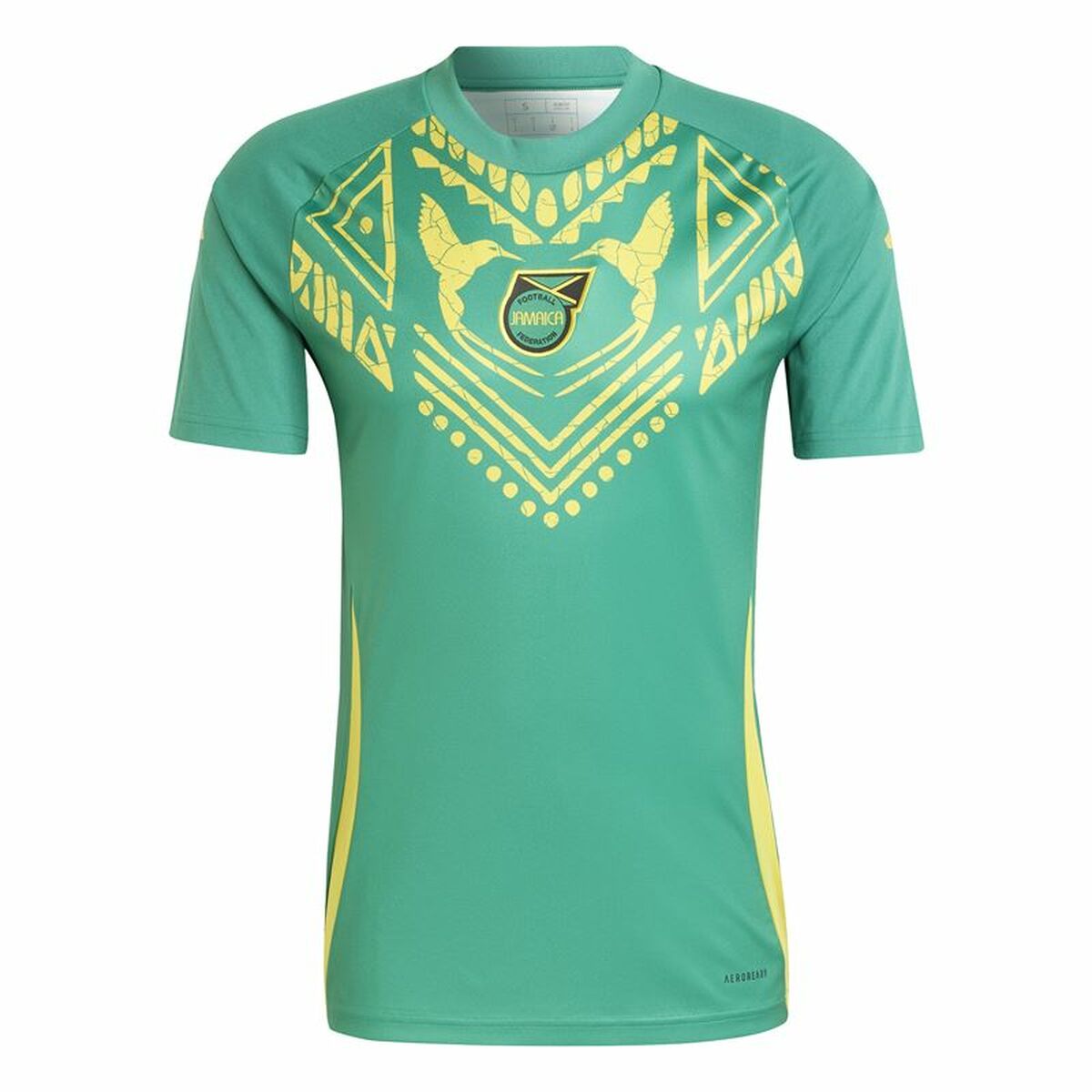 Football T-Shirt Adidas Jamaica 2024 Pre Match Green Football T-Shirt Adidas Jamaica 2024 Pre Match Green