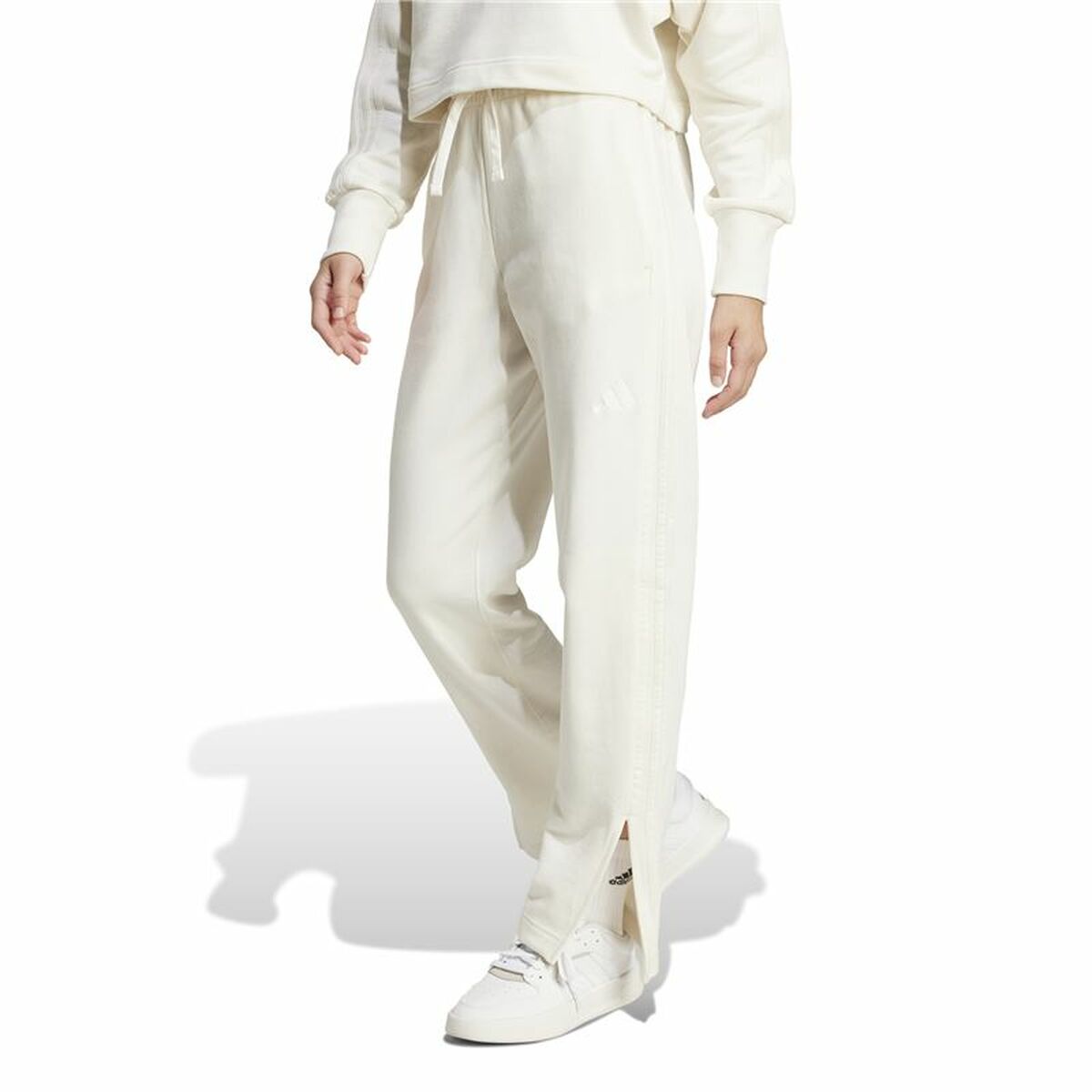Long Sports Trousers Adidas All Szn French Terry White Lady