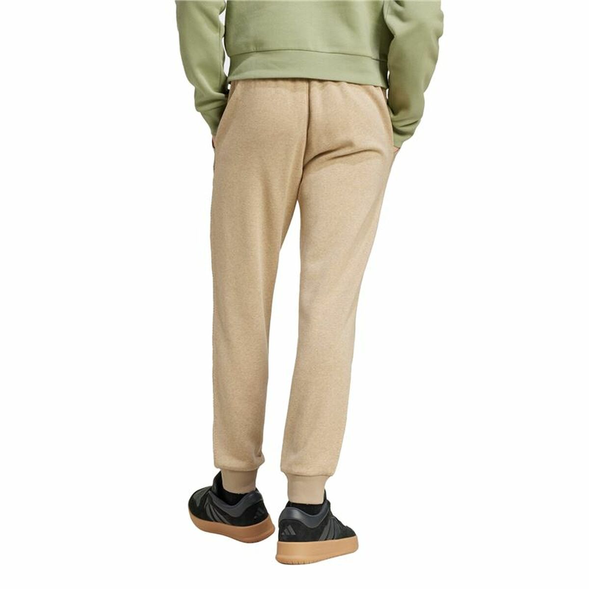 Long Sports Trousers Adidas Seasonal Essentials Melange Brown Men