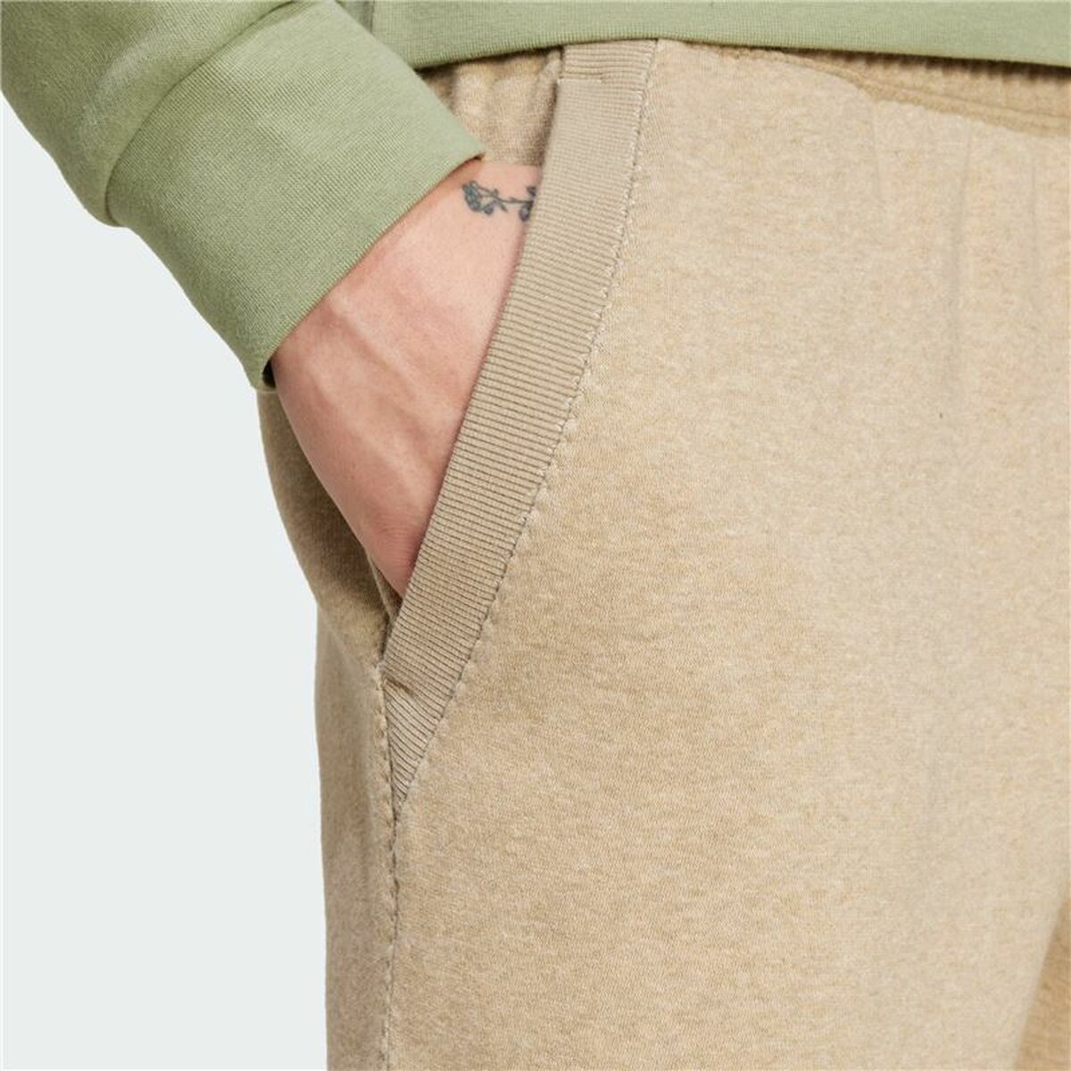 Long Sports Trousers Adidas Seasonal Essentials Melange Brown Men