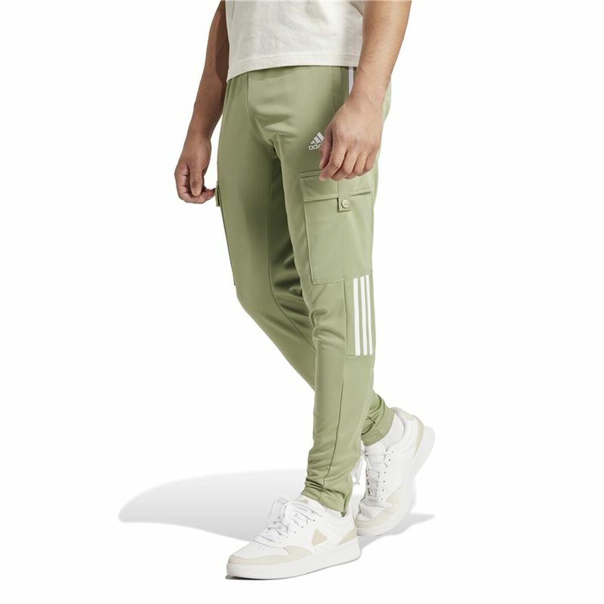 Long Sports Trousers Adidas Tiro Cargo Green Men