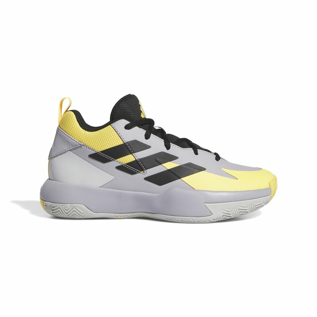 Basketball Shoes for Children Adidas Cross Em Up Select Mid Yellow Grey Basketball Shoes for Children Adidas Cross Em Up Select Mid Yellow Grey