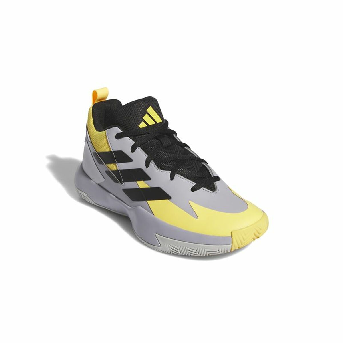 Basketball Shoes for Children Adidas Cross Em Up Select Mid Yellow Grey