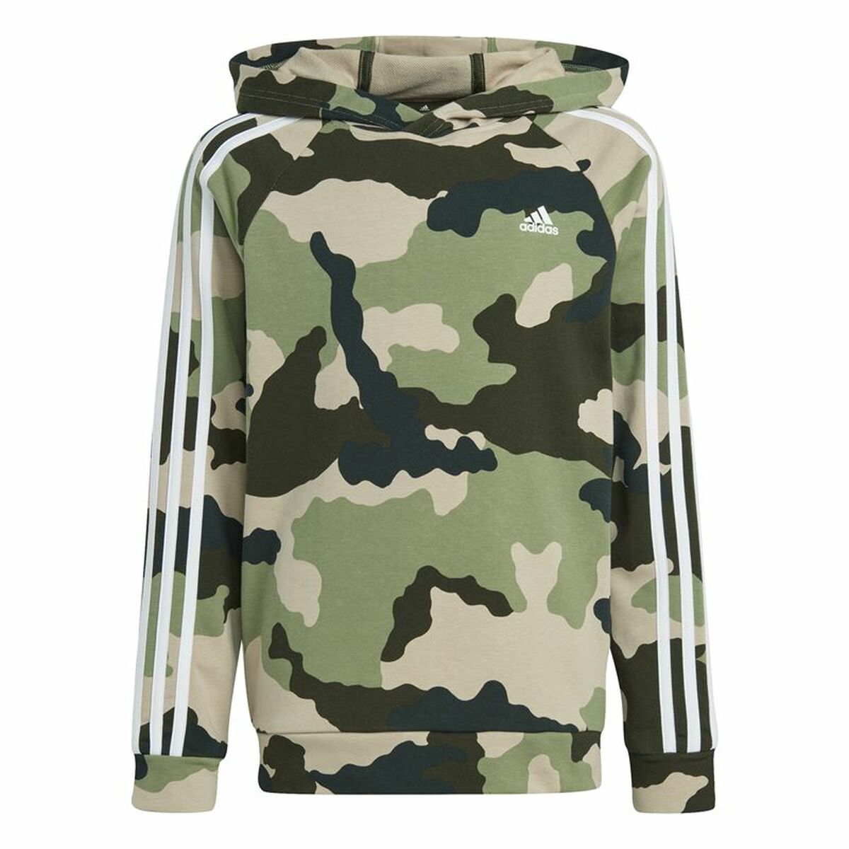 Unisex Hoodie Adidas Essentials Multicolour Camouflage