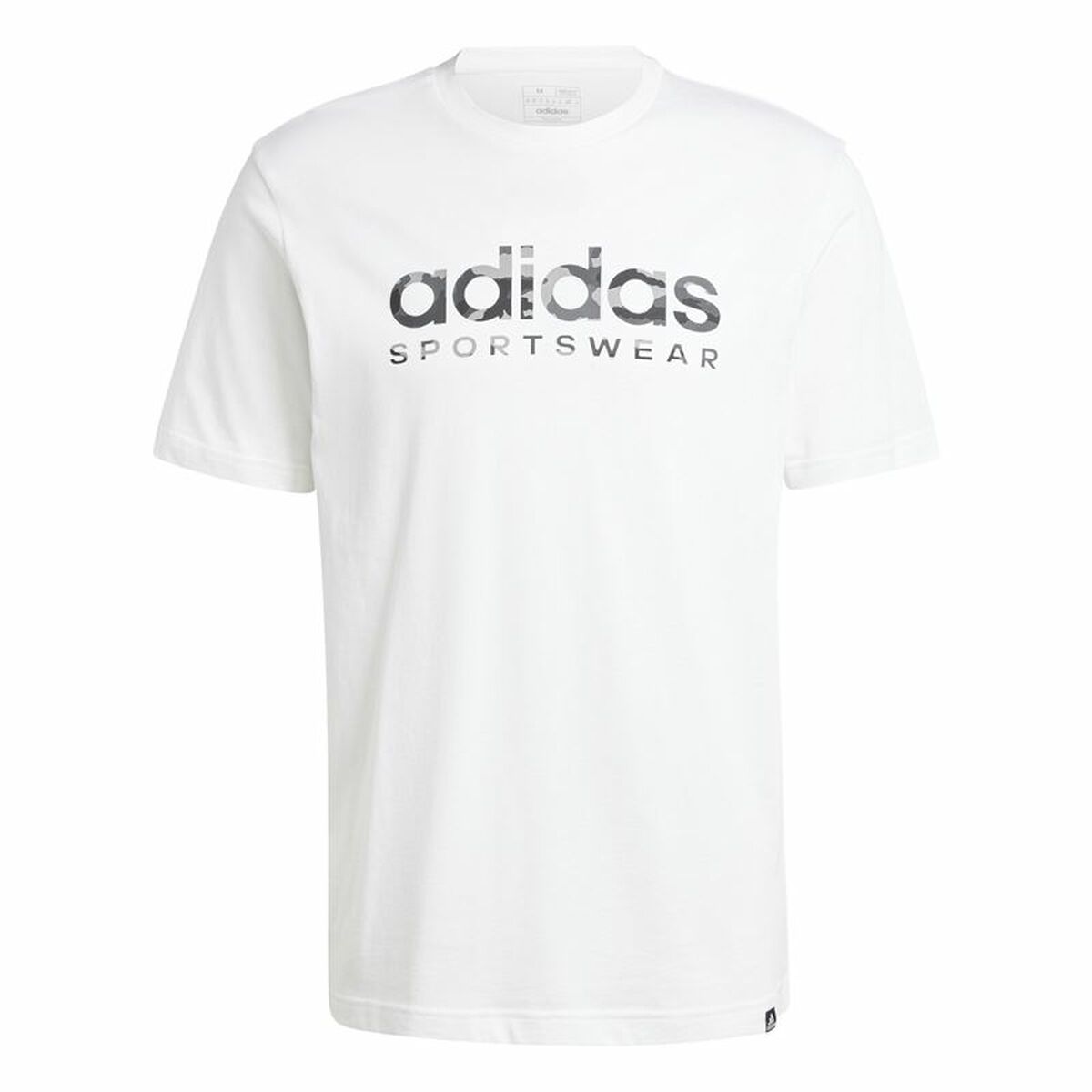 Mens Short Sleeve T-Shirt Adidas Camo Linear Graphic 4XL