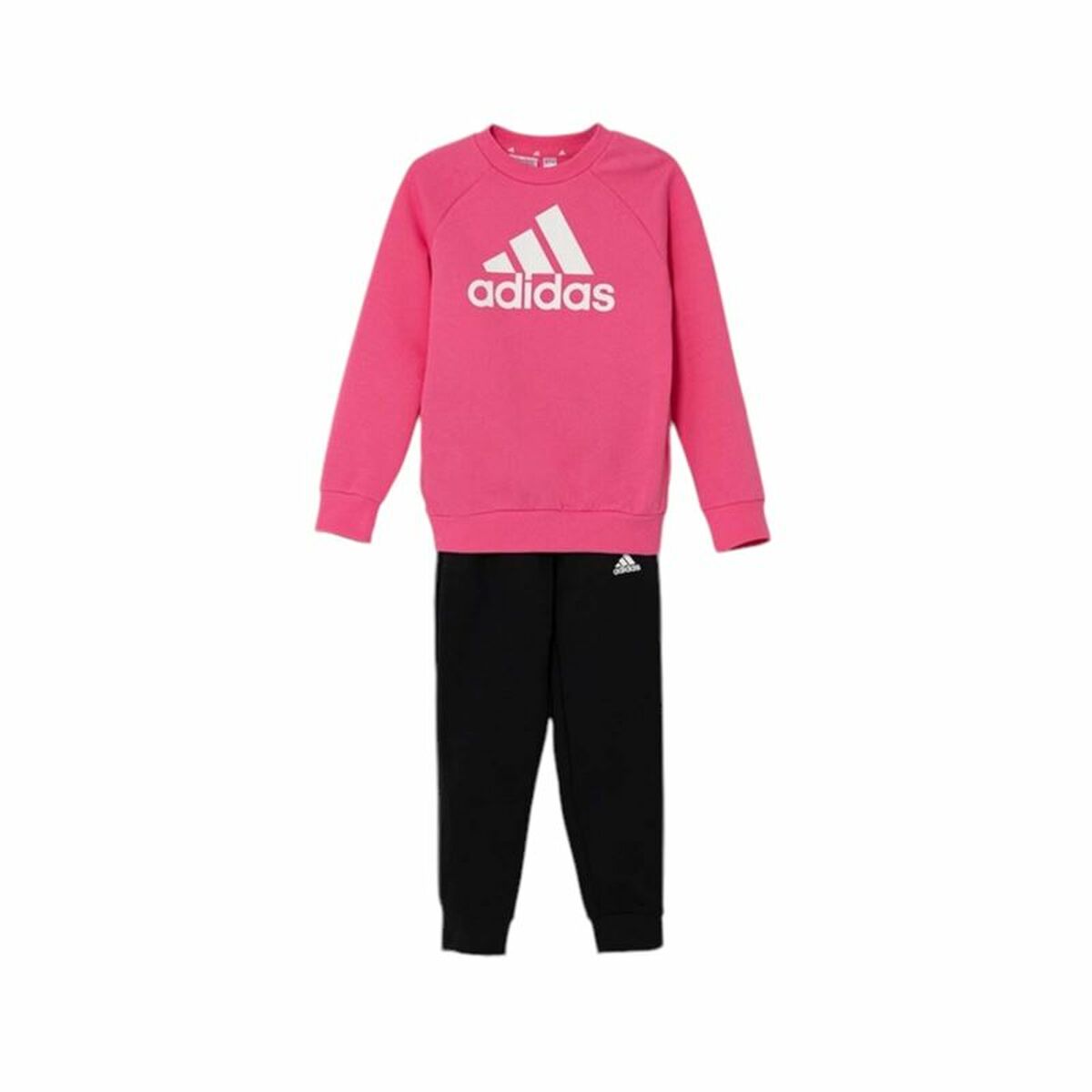Children’s Tracksuit Adidas Essentials Black Pink Children’s Tracksuit Adidas Essentials Black Pink