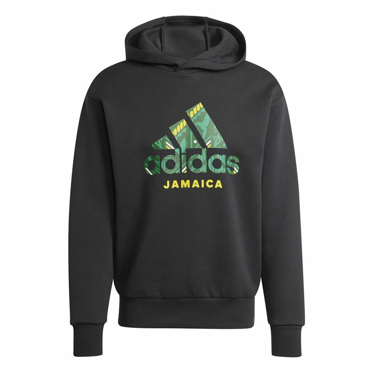 Men’s Hoodie Adidas Jamaica Seasonal Doubleknit Black Men’s Hoodie Adidas Jamaica Seasonal Doubleknit Black