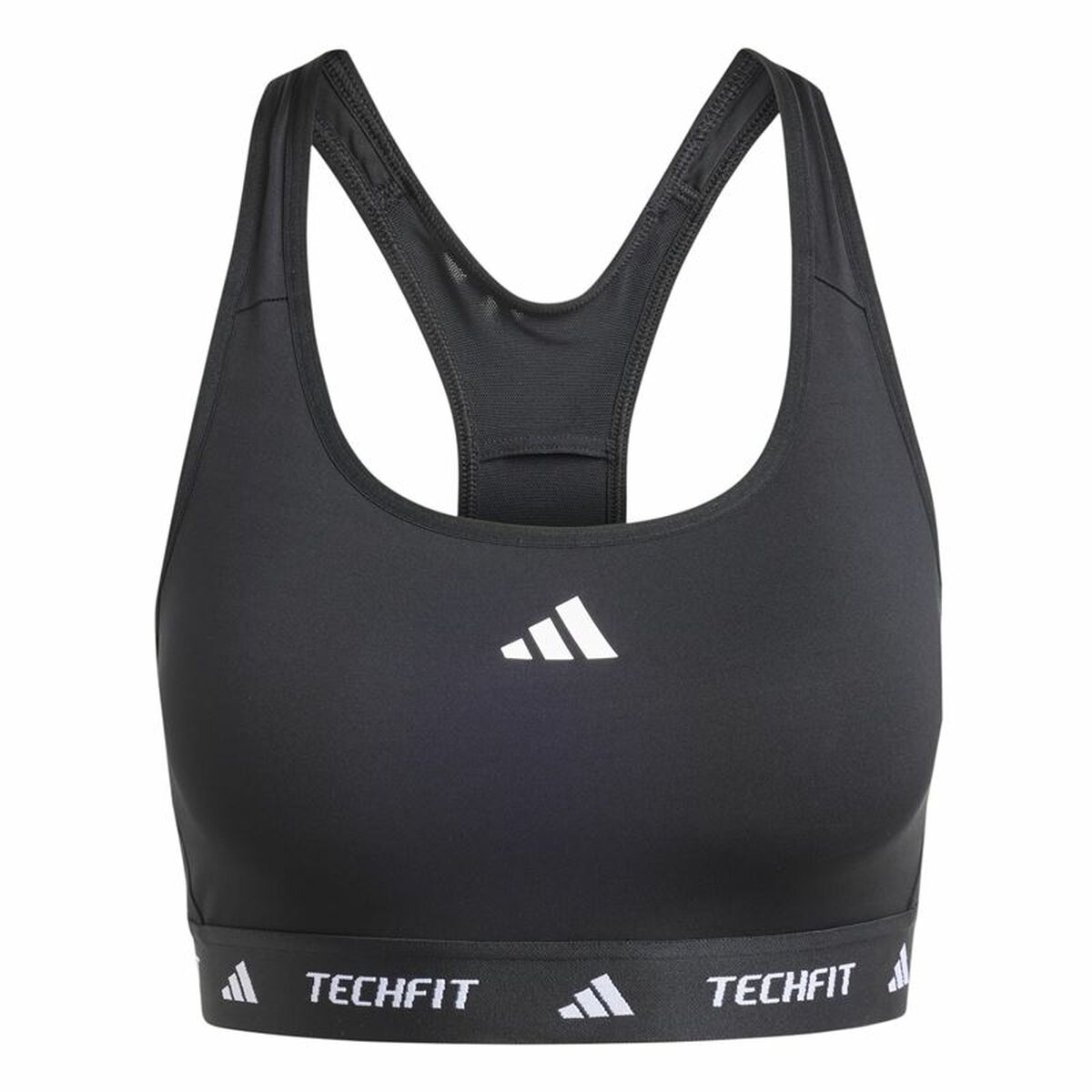 Sports Bra Adidas Techfit Medium Black XS Sports Bra Adidas Techfit Medium Black XS