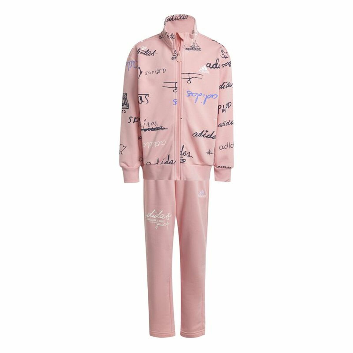 Women’s Tracksuit Adidas Brand Love Little niña Rosa Pink Women’s Tracksuit Adidas Brand Love Little niña Rosa Pink