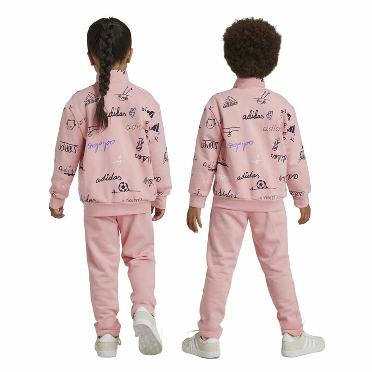 Women’s Tracksuit Adidas Brand Love Little niÃ±a Rosa Pink
