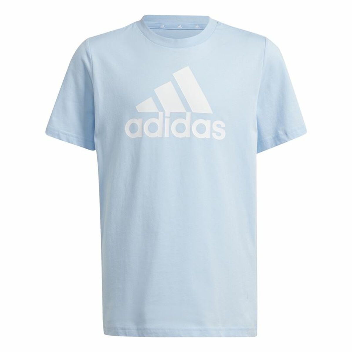 Unisex Short Sleeve T-Shirt Adidas Essentials Blue Sky blue Unisex Short Sleeve T-Shirt Adidas Essentials Blue Sky blue