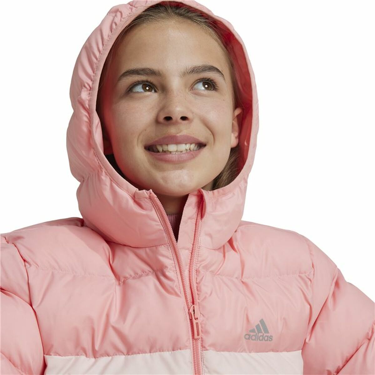 Children’s Sports Jacket Adidas Synthetic Down Pink